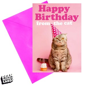 DMA470 Gift card - Happy birthday from the cat